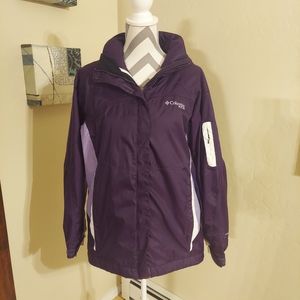 Columbia Core Interchange XCO Womens Hooded Jacket Removable Hood